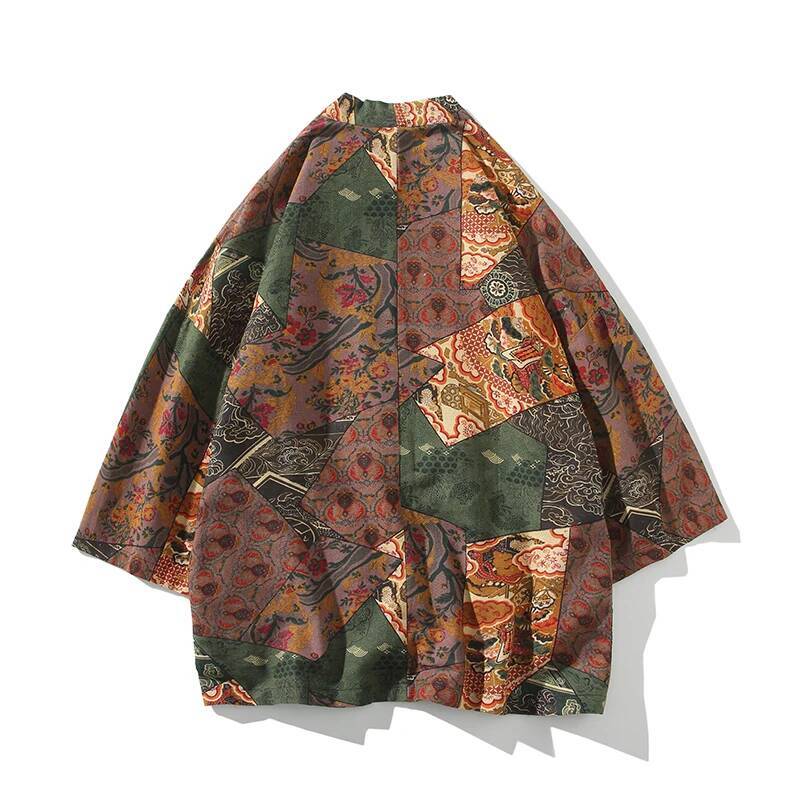 Ethnic Style Print Yukata Men  - Ethnic Fashion Men incelemesi ve fiyatı