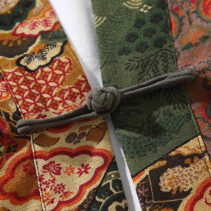 Ethnic Style Print Yukata Men  - Ethnic Fashion Men incelemesi ve fiyatı